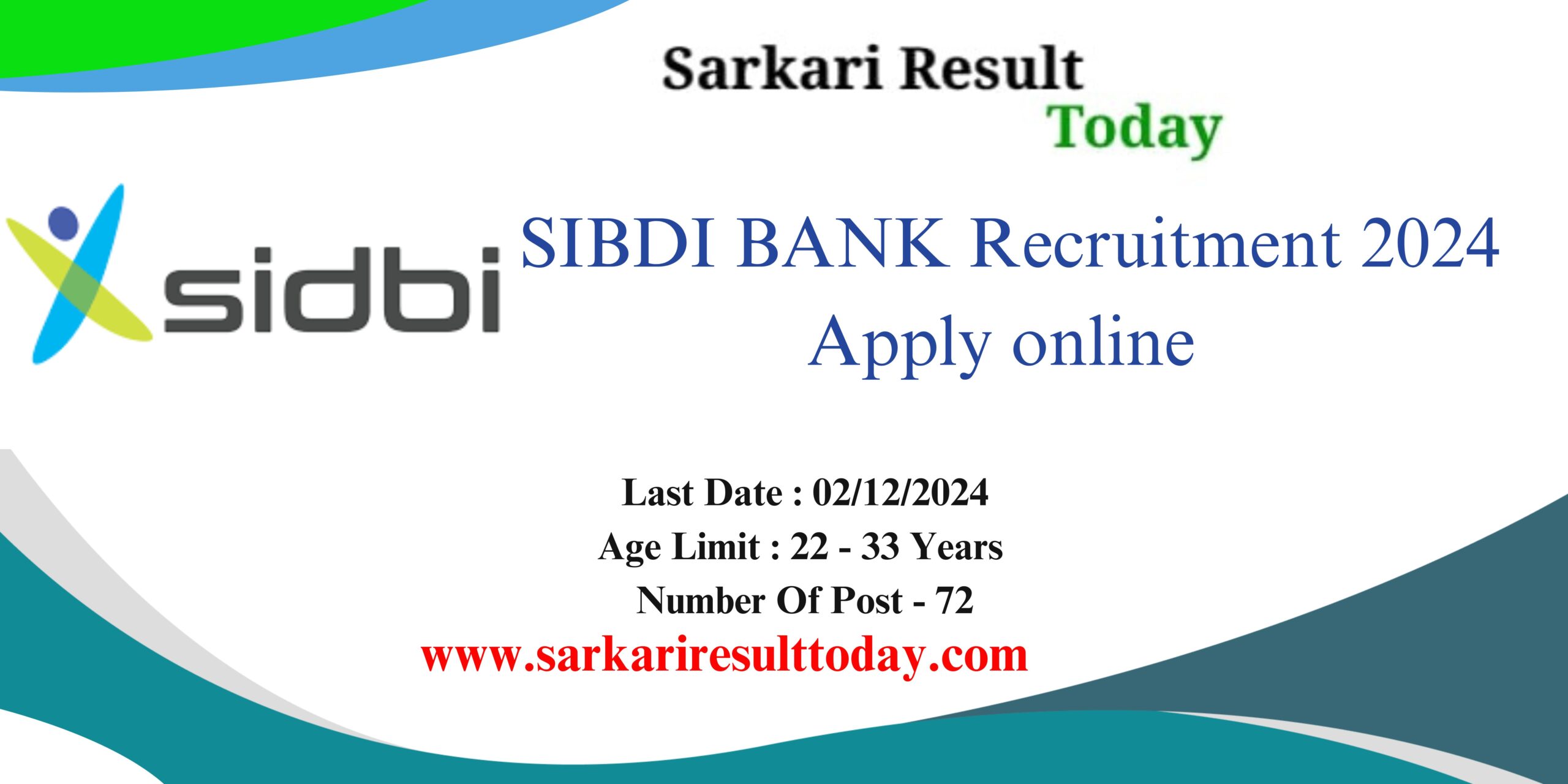 Sidbi Recruitment 2024 apply online