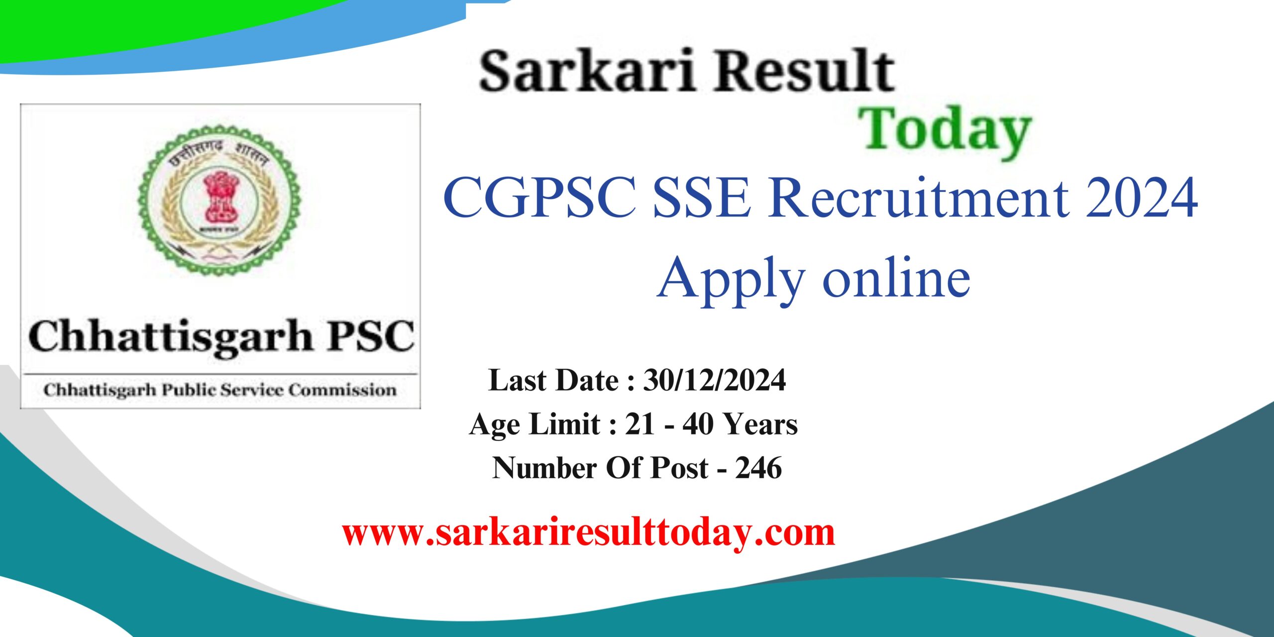 CGPSC State Service Exam 2024